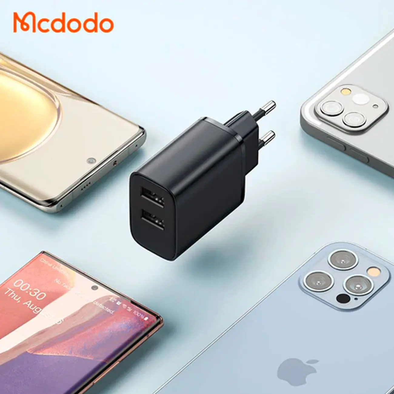 شارژر دیواری مک دودو مدل Mcdodo CH-507 توان 12 وات دو پورت USB-A